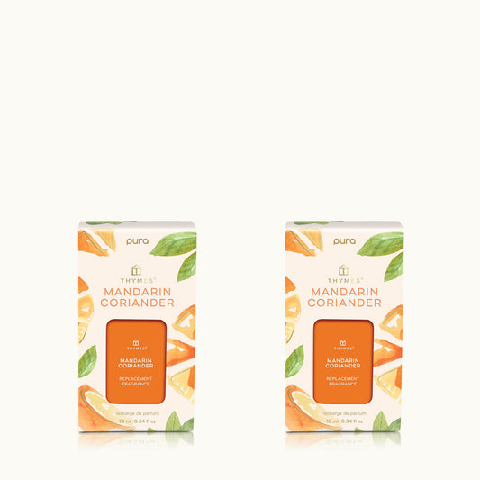 Mandarin Coriander Pura® Diffuser Refill 2-Pack Bundle