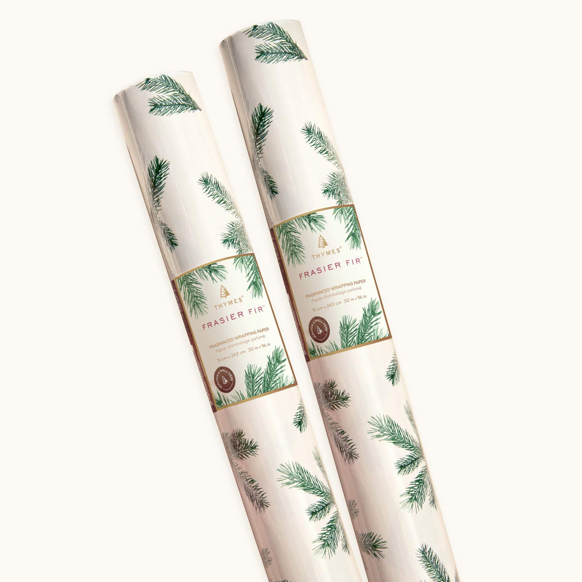 Frasier Fir® Fragranced Wrapping Paper, 2 pack